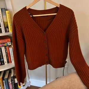 NAADAM Luxe Fisherman Balloon Sleeve Cardigan